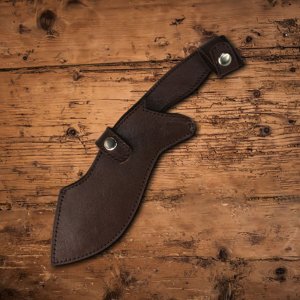 Wildwood Mosaic - Stainless Steel Hunting Knife with Pakkawood Handle by Almazan Knives®