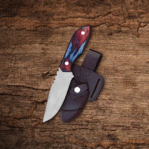 The Hidden Hunter - Skinning Knife with Stainless Steel Blade by Almazan Knives®