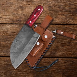 Damascus Dominion - Almazan Custom Handmade Damascus Steel Chef Knife By Almazan Knives®