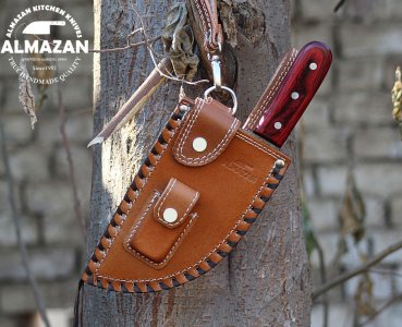 Damascus Dominion - Almazan Custom Handmade Damascus Steel Chef Knife By Almazan Knives®