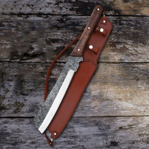 The Thresher - Custom Hand Forged Carbon Steel Bushcraft Knife by Almazan Knives®