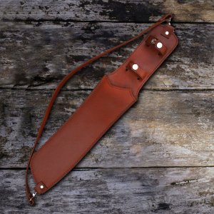 The Thresher - Custom Hand Forged Carbon Steel Bushcraft Knife by Almazan Knives®