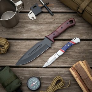 Special Camping Series 2 pcs Knife Set By Almazan®