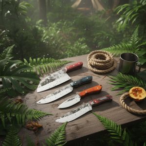 Holiday outdoor knives Set