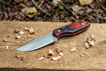The Hidden Hunter - Skinning Knife with Stainless Steel Blade by Almazan Knives®